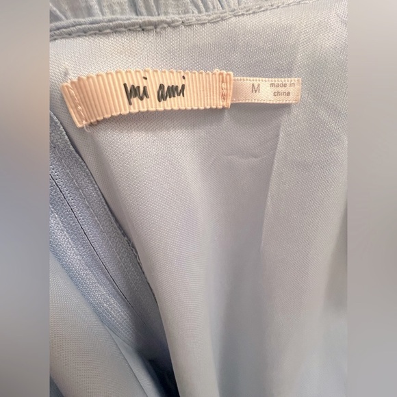 Baby Blue Ruffle Mini Dress - Picture 3 of 3